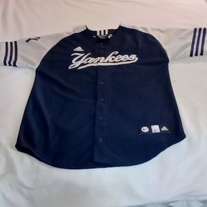 Adidas XL ( 18-20 ) New York Yankees # 2 Derek Jeter Baseball Jersey